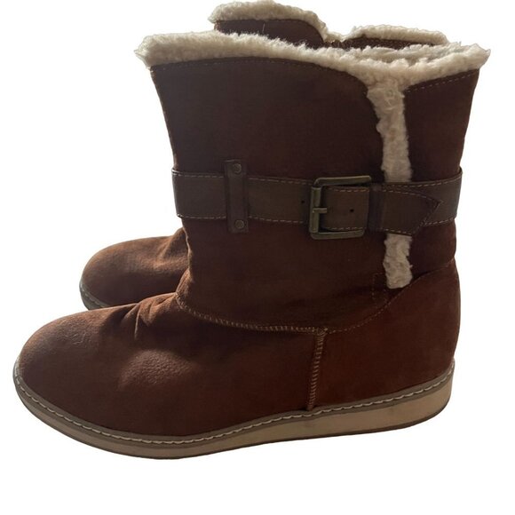White‎ Mountain Womens 9.5M Taite Fabric Closed Toe Mid-Calf Cold Weather Boots - Picture 4 of 10